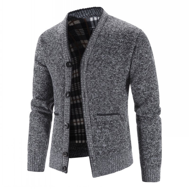 Damen Strickjacke im modernen Herringbone-Muster ModeGeist