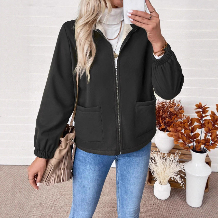 Damen Casual Steppjacke mit hohem Kragen von ModeGeist