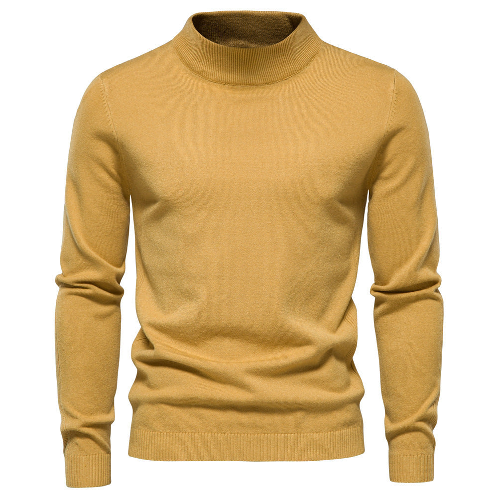Herren eleganter Rollkragenpullover aus feiner Wolle ModeGeist