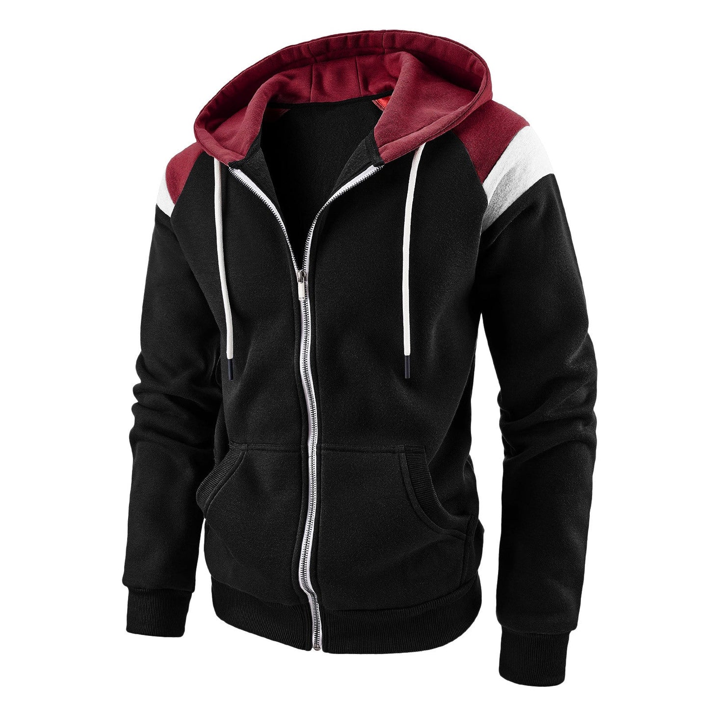 Herren sportlicher Kapuzenzipper ModeGeist