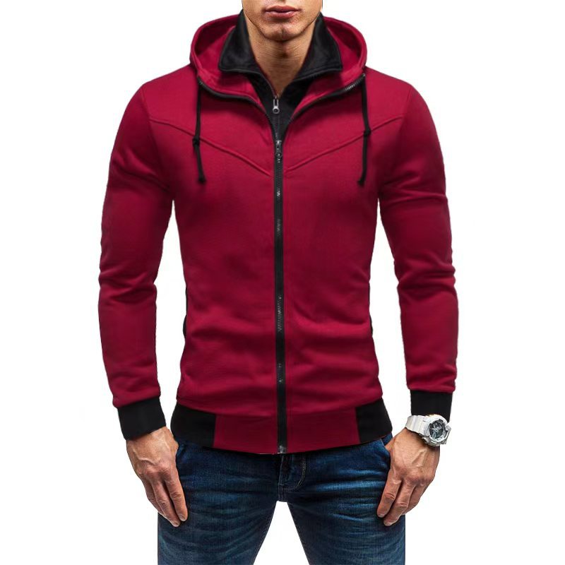 Herren Fleece-Kapuzenjacke mit stylischem Design und praktischen Taschen ModeGeist