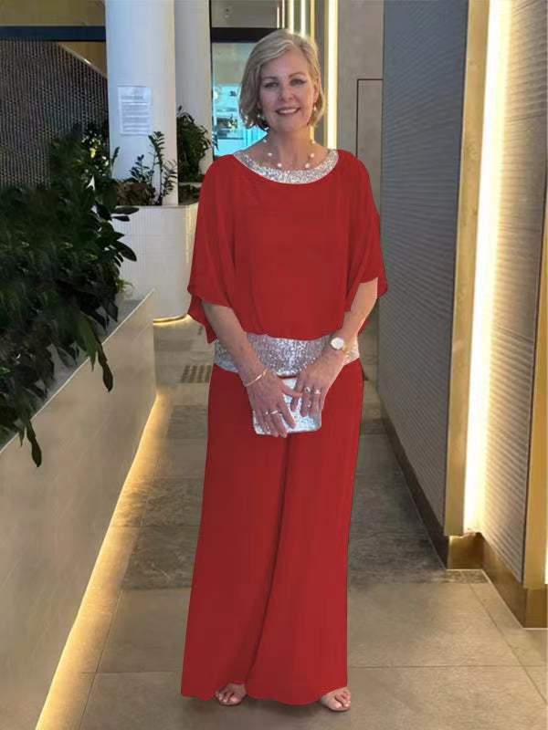 Elegantes Damen Jumpsuit mit Pailletten, stylisch von MODEGEIST
