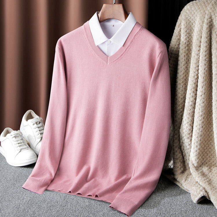 Herren V-Ausschnitt Pullover ModeGeist