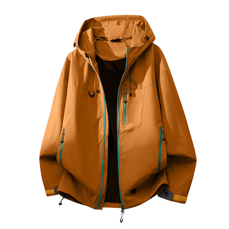 Damen technische Outdoorjacke mit multifunktionalen Taschen und verstellbarem Kapuzensystem ModeGeist