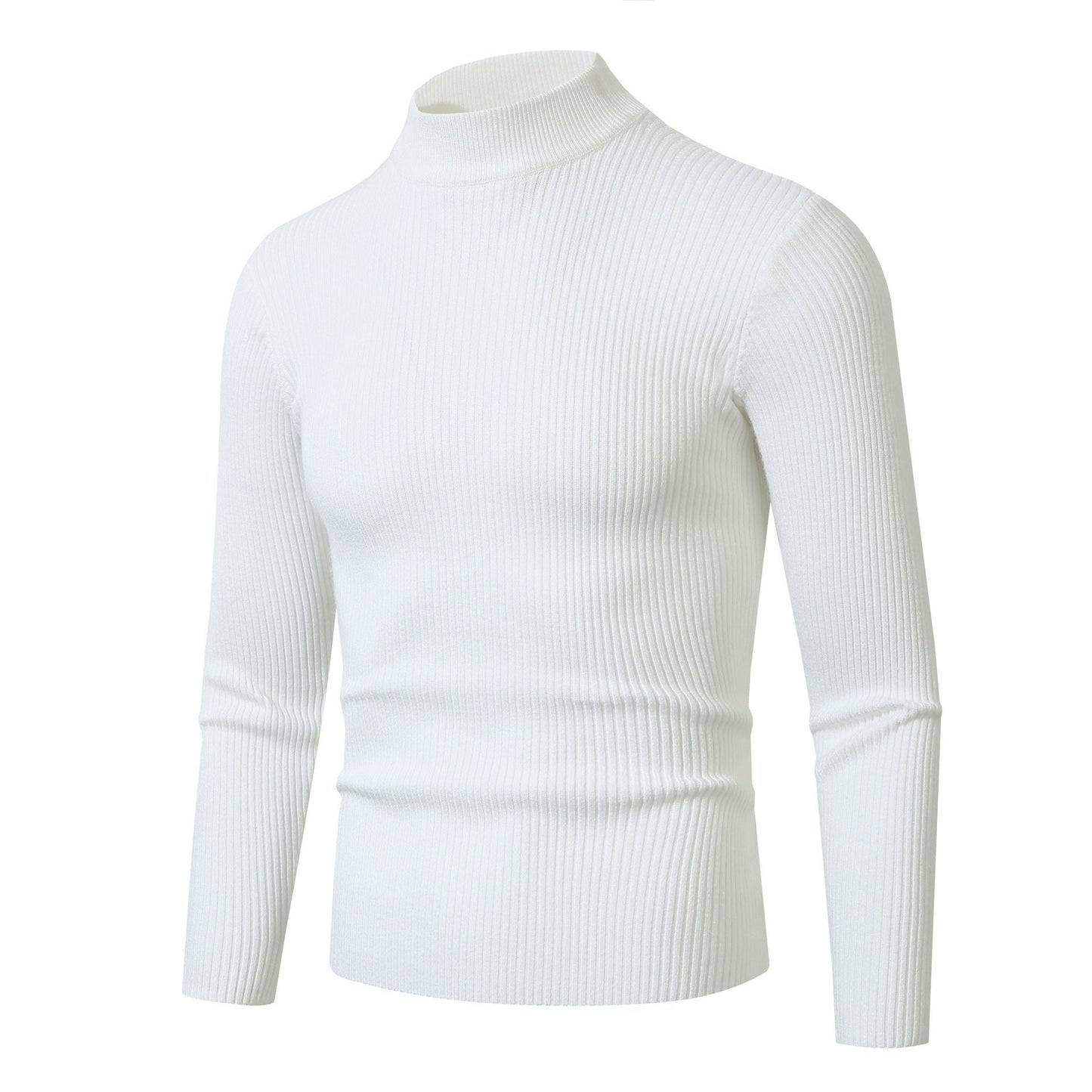 Herren modischer Rollkragenpullover aus feiner Wolle ModeGeist
