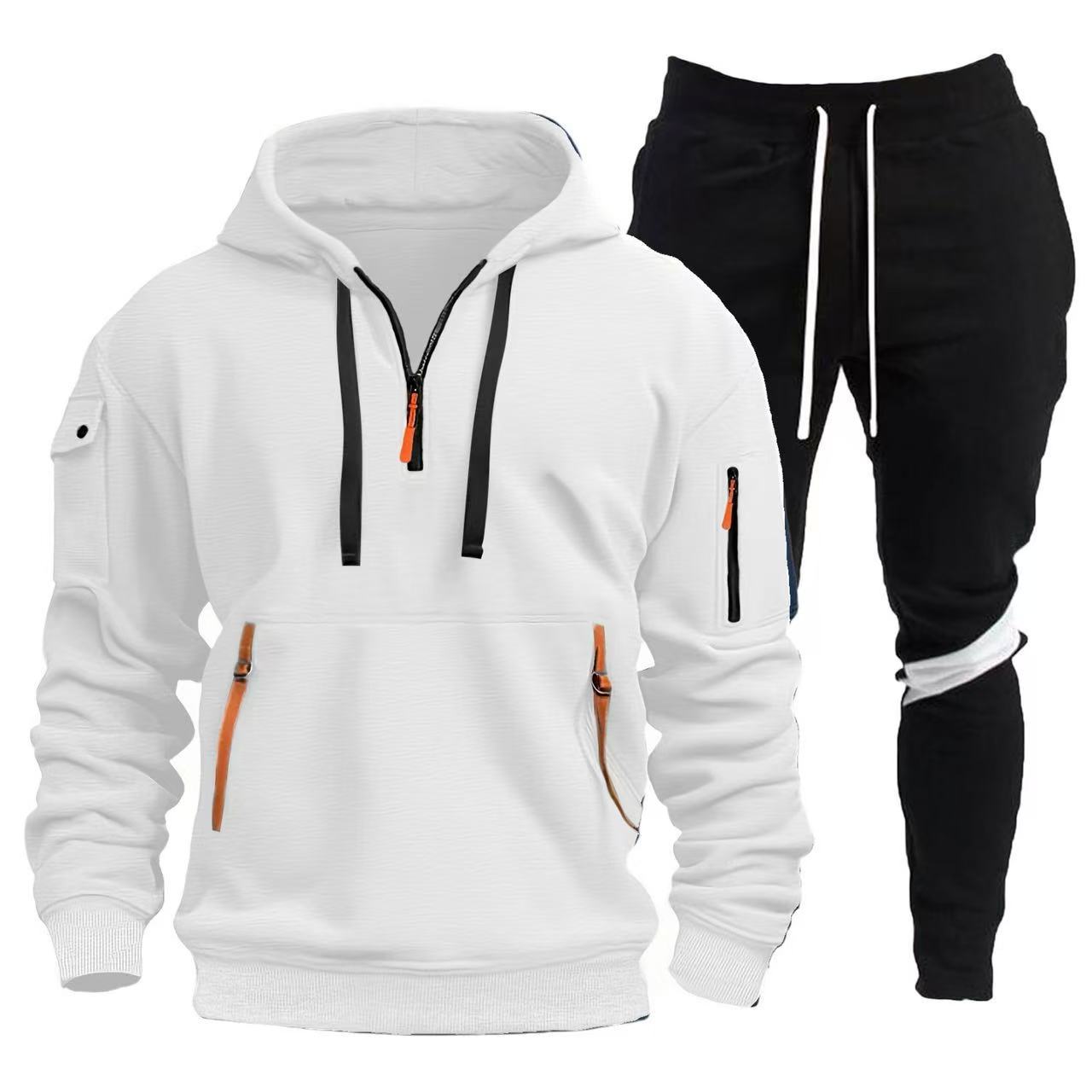 Herren Sportliche Hoodie- und Jogginghosen Kombination ModeGeist