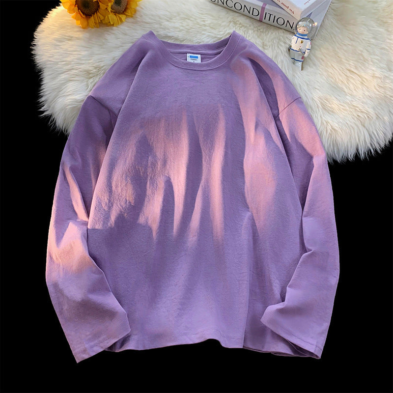 Damen Lässiges Langarmshirt aus hochwertiger Baumwolle ModeGeist