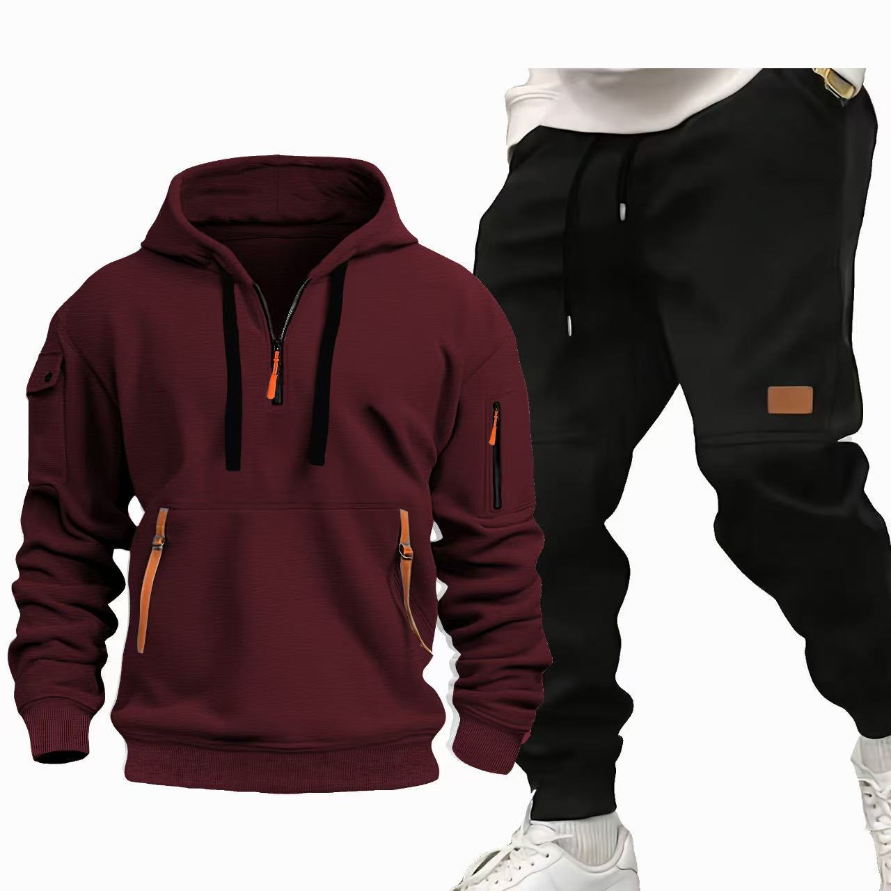 Herren Funktions-Hoodie und Jogginghose Set ModeGeist
