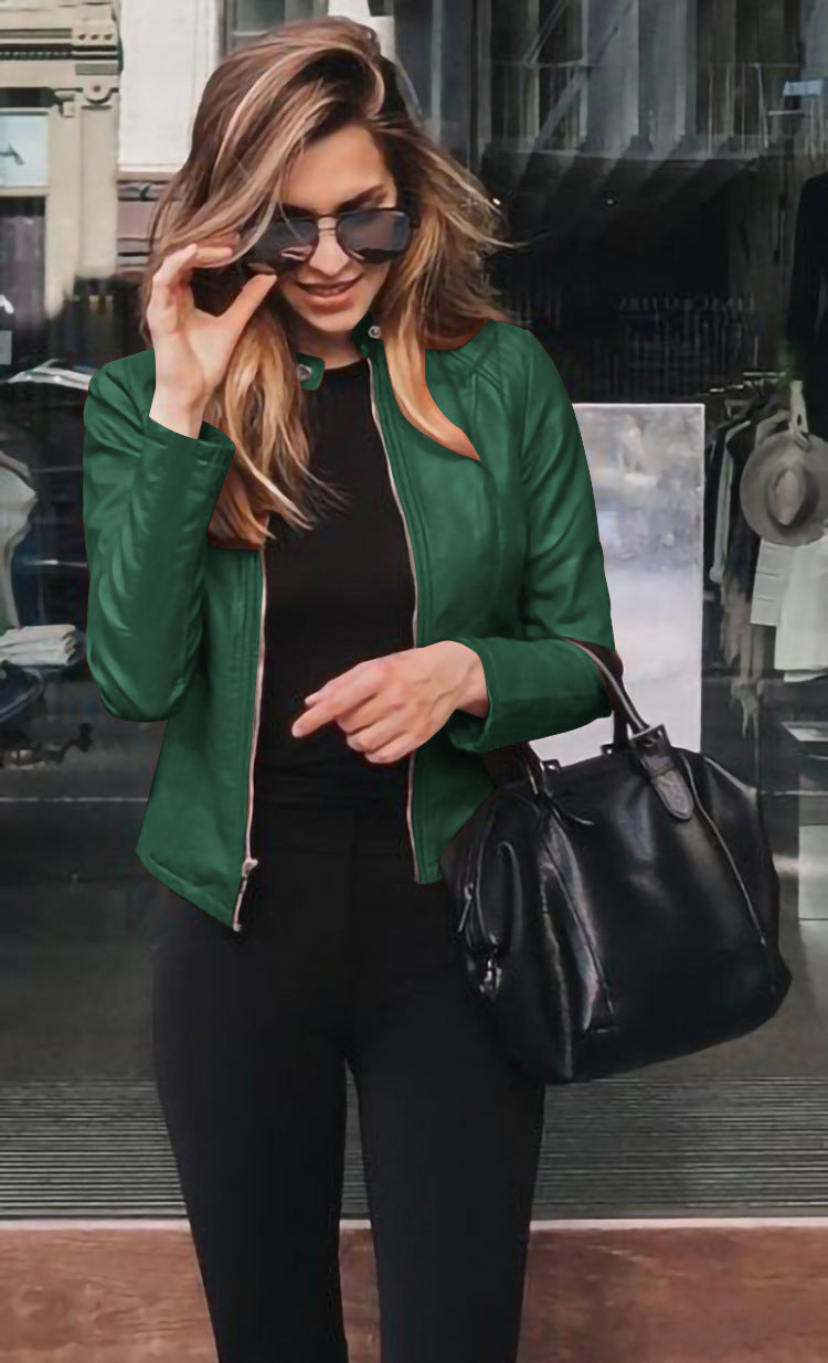 ModeGeist | Damen Bikerjacke mit Urbanem Chic und Zeitlosem Design