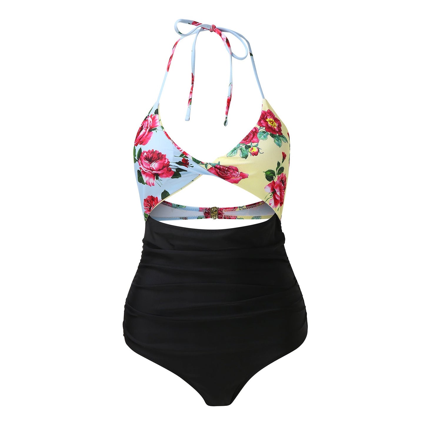 Eleganter Damen-Badeanzug mit floralen Details und hochwertigem Schnitt von MODEGEIST
