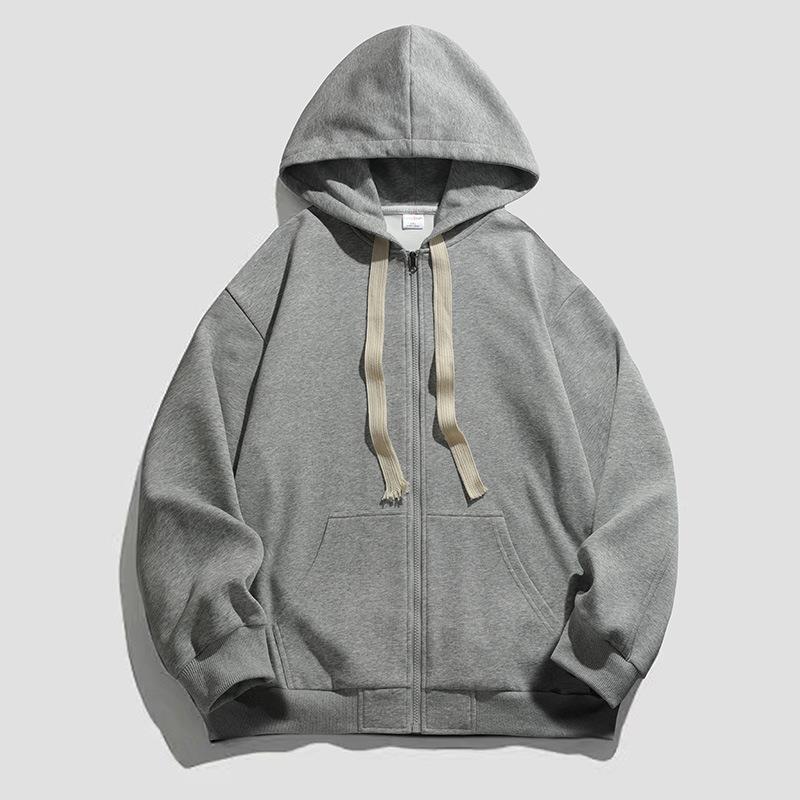 Damen warme Kapuzenjacke mit durchgehendem Reißverschluss und großzügigen Taschen ModeGeist