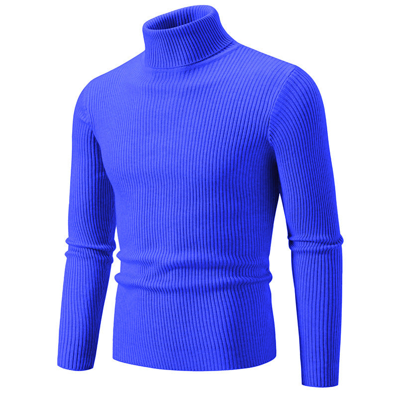 Herren feiner Rollkragenpullover aus langlebigem Strickmaterial ModeGeist