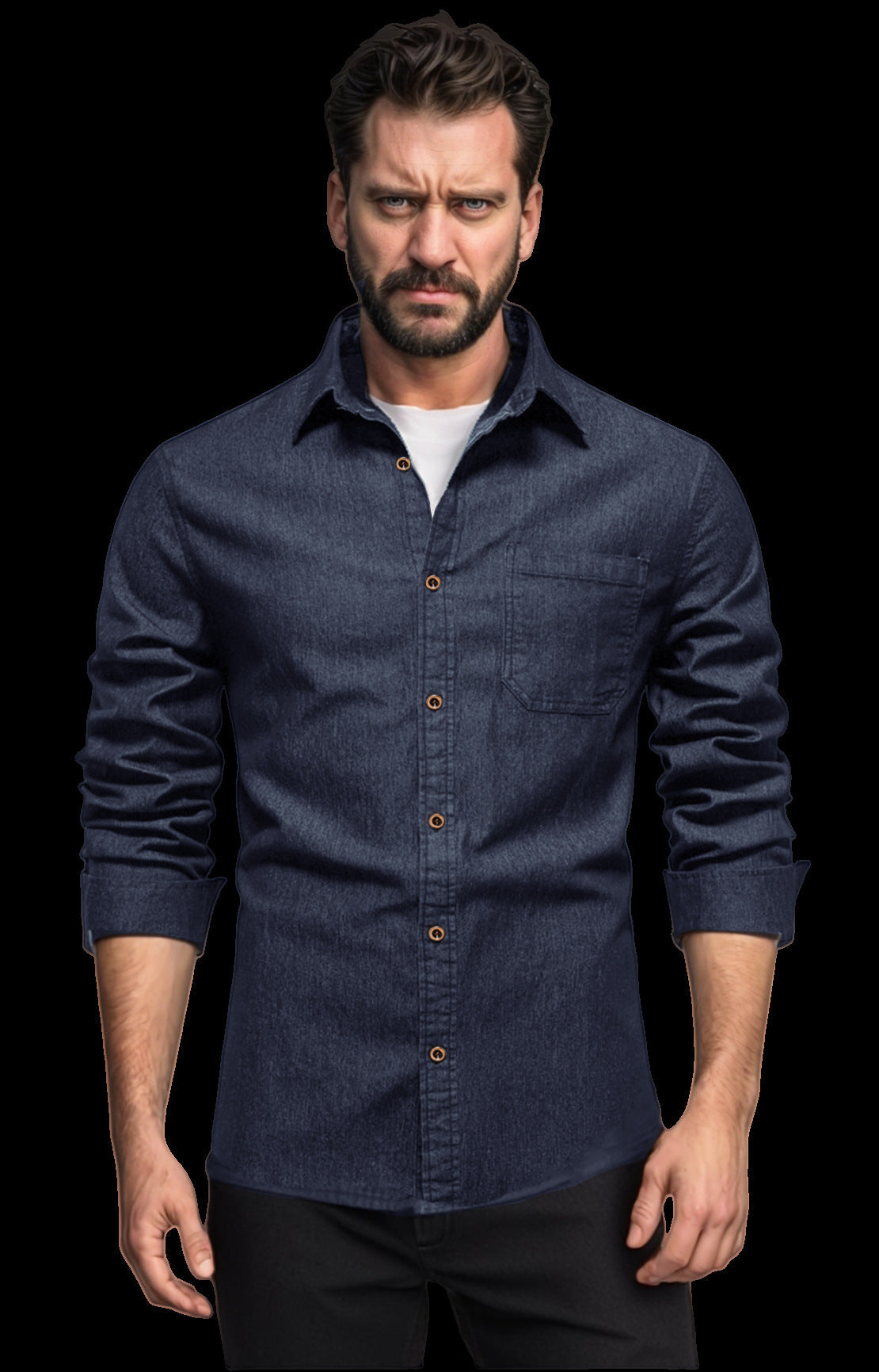 Herren Denim Hemd ModeGeist