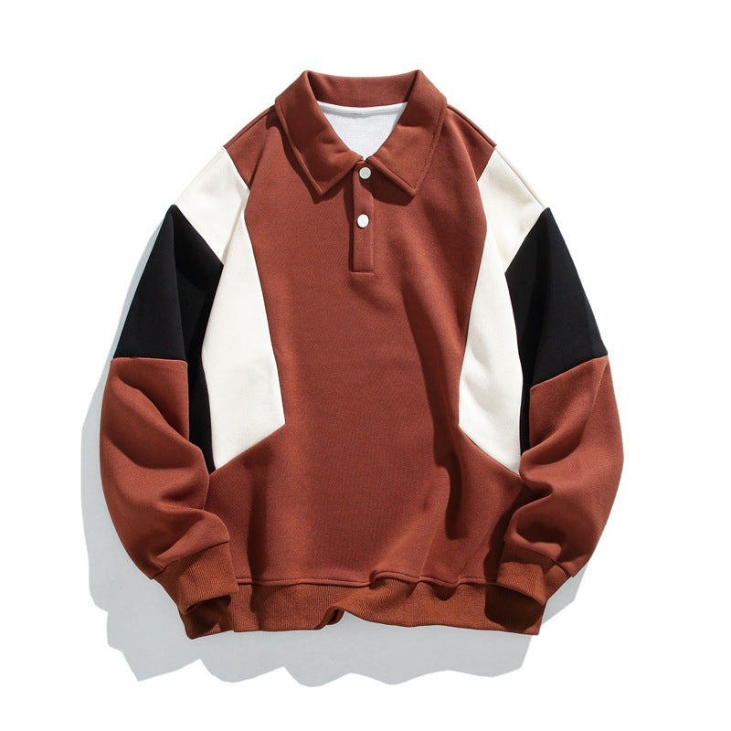 Damen modischer Polo-Pullover mit angesagten Farbkontrasten ModeGeist