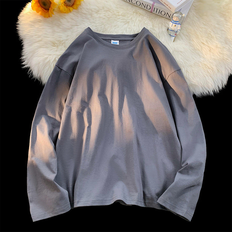 Damen Lässiges Langarmshirt aus hochwertiger Baumwolle ModeGeist