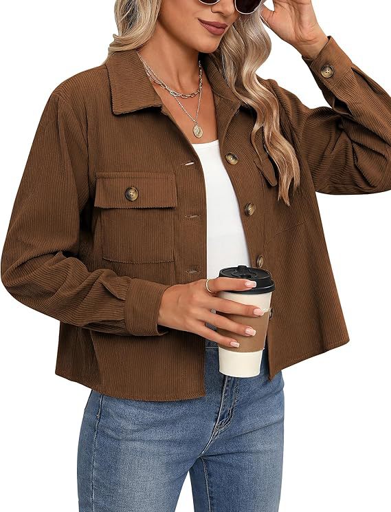 Damen lässige Overshirt-Jacke ModeGeist