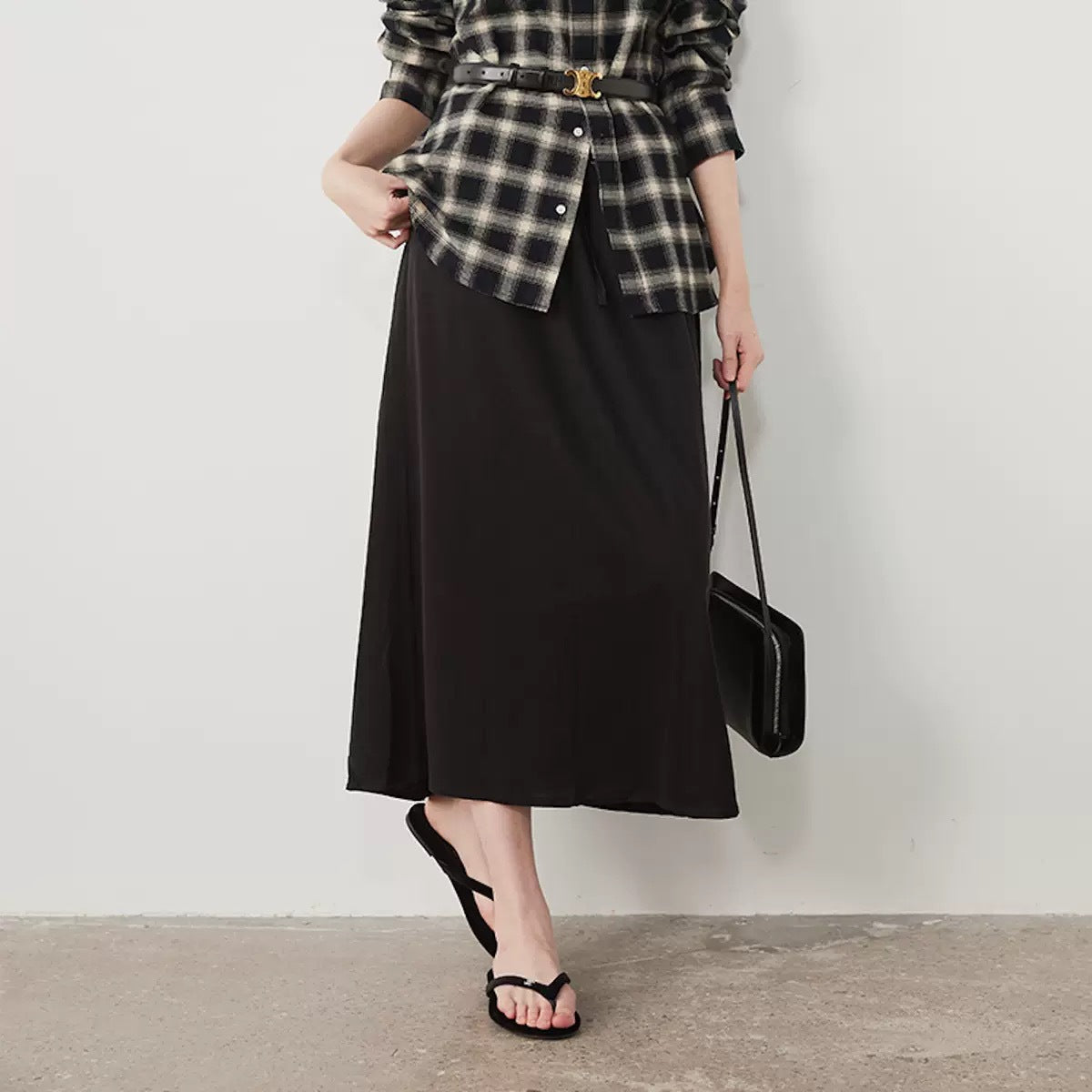 Eleganter Damen Maxi-Rock mit fließendem Schnitt und Seitenschlitzen von MODEGEIST