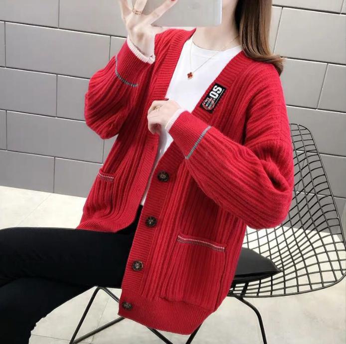 Damen Strickjacke mit strukturiertem Rippmuster und praktischen Taschen ModeGeist