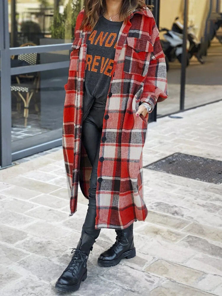 ModeGeist | Flanell Karotrenchcoat