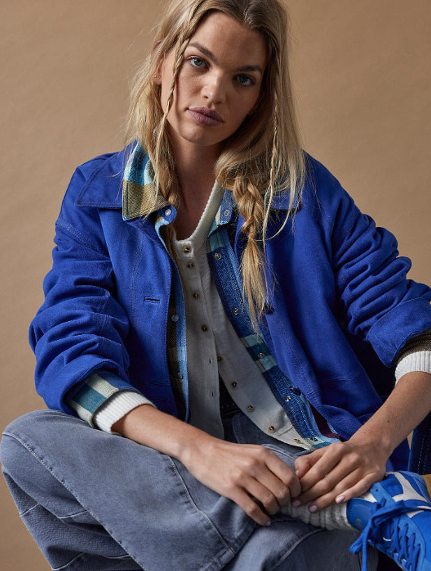Damen zeitgemäße Utility-Jacke ModeGeist