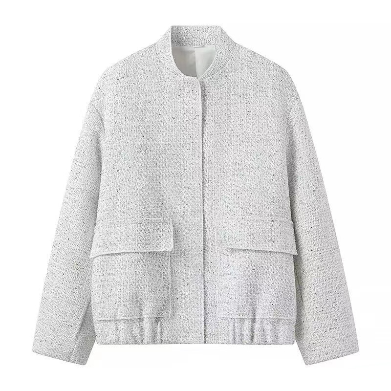 ModeGeist | Damen Langarm Pailletten Kurz