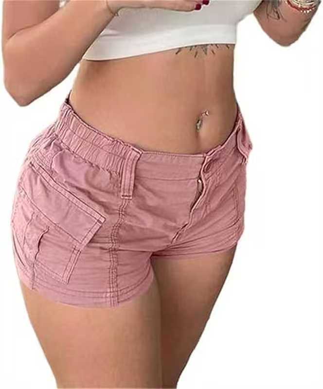Damen Cargo-Shorts mit praktischen Taschen und elastischem Bund ModeGeist