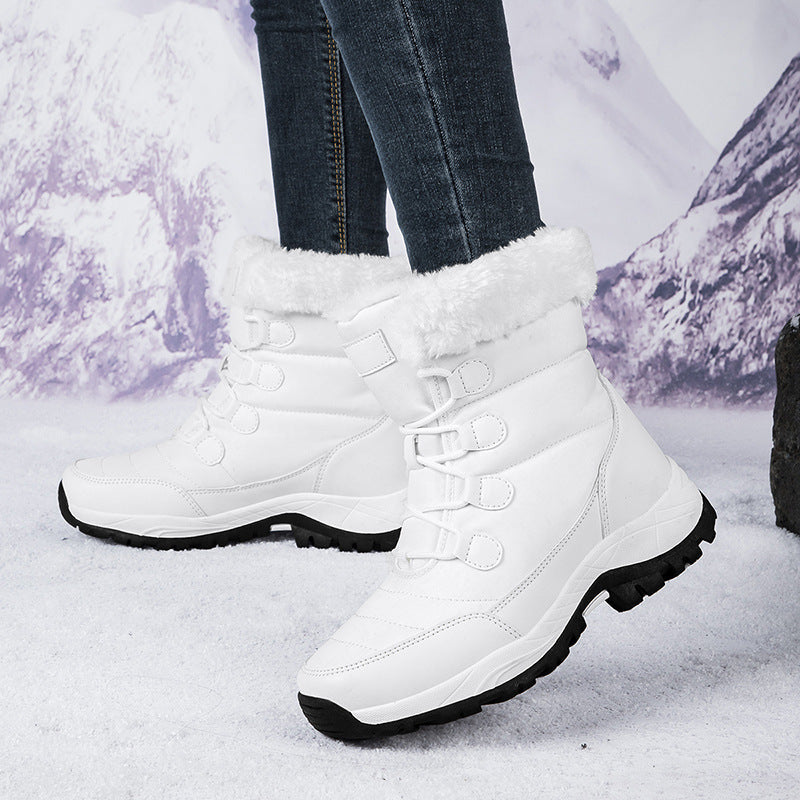 ModeGeist | Stiefel - Knöchelhöhe - Ge Quiltete Nähte - Fleece Gefüttert