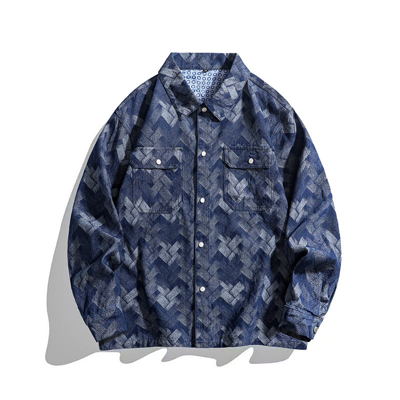 Herren lässige Overshirt ModeGeist