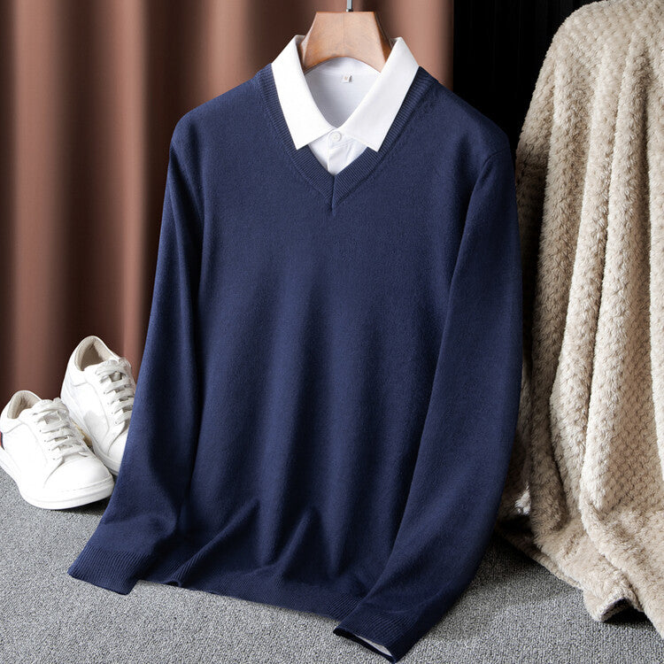 Herren V-Ausschnitt Pullover ModeGeist