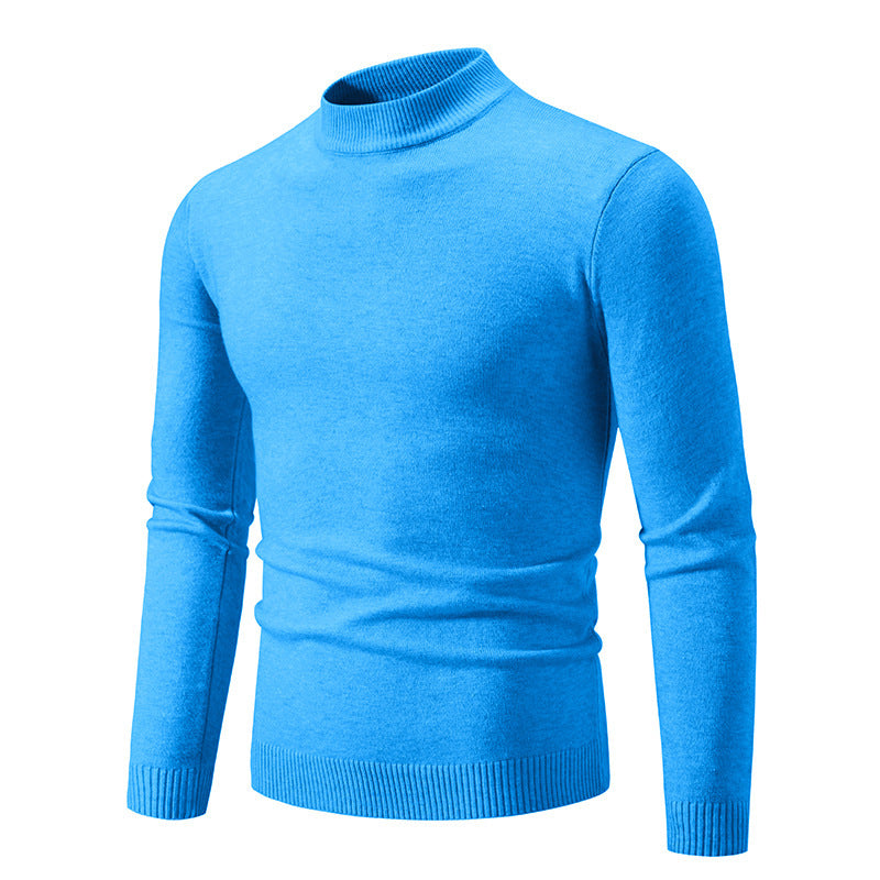 Herren modischer Rollkragenpullover aus feiner Strickqualität ModeGeist