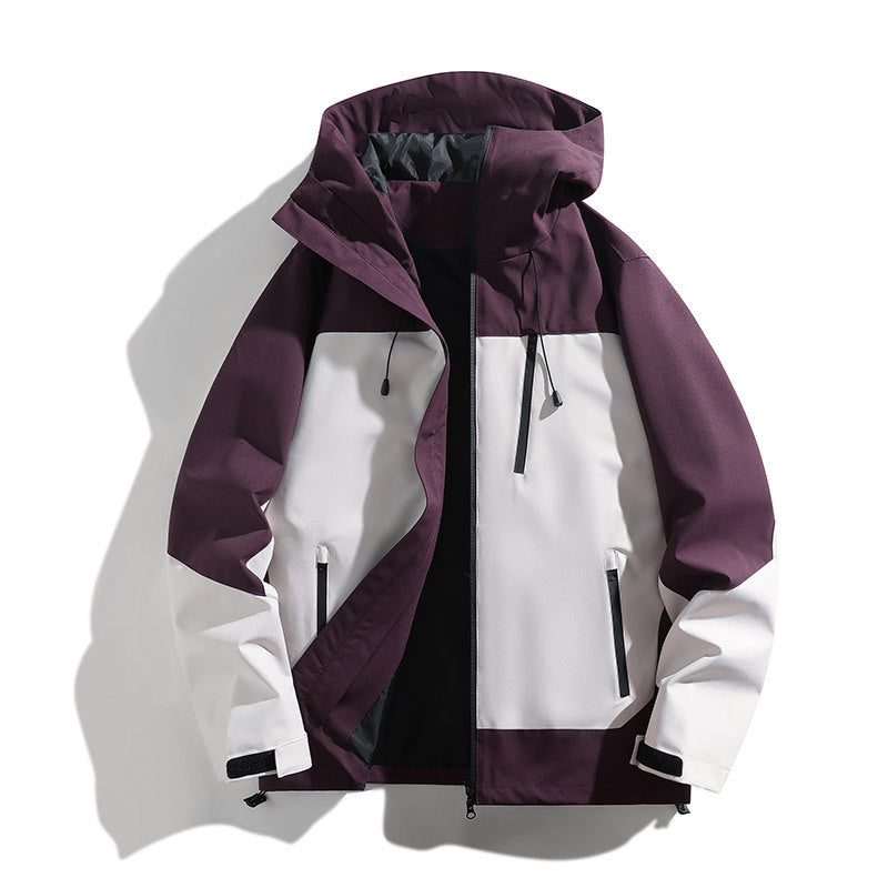 Damen technische Allwetterjacke mit vielseitigem Kapuzendesign und verstellbaren Belüftungsöffnungen ModeGeist