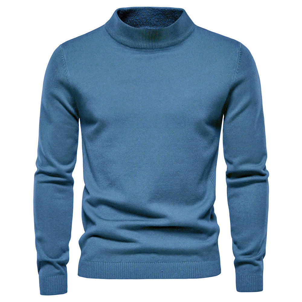 Herren eleganter Rollkragenpullover aus feiner Wolle ModeGeist