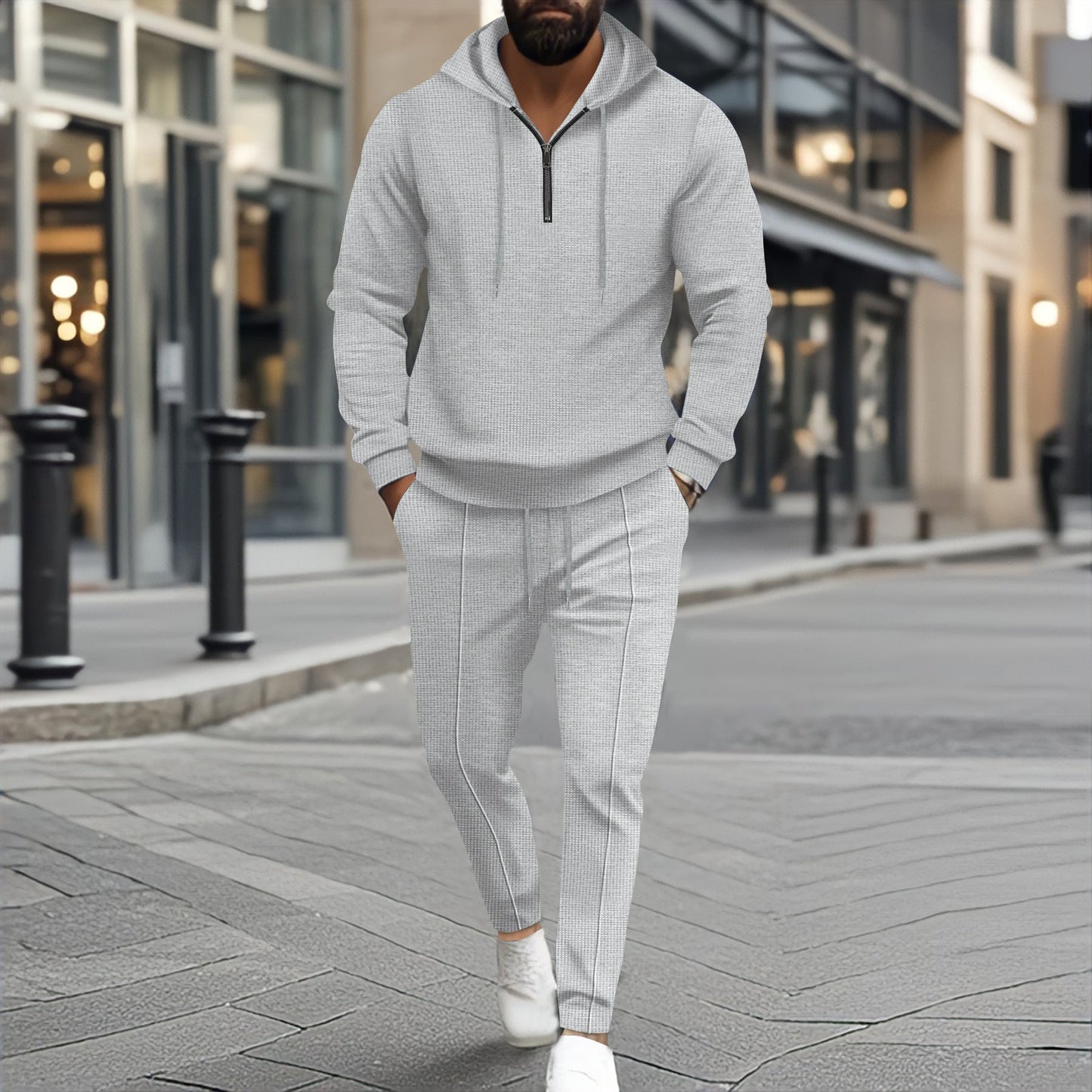 Herren lässiger Hoodie und Jogginghose Set ModeGeist
