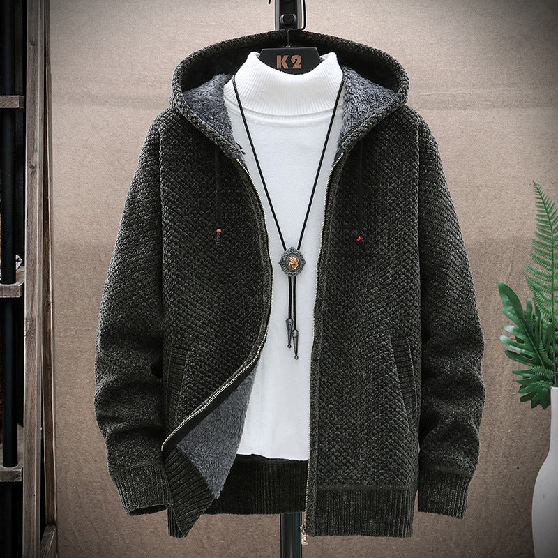 Damen gemütliche Kapuzenjacke mit weichem Innenfutter und innovativem Schnitt ModeGeist