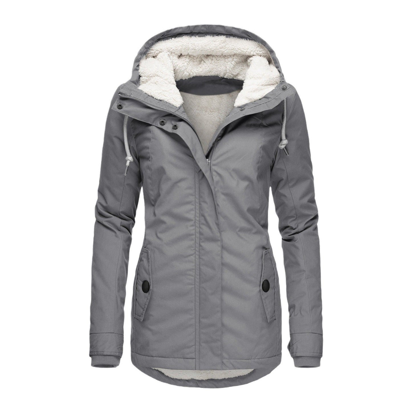 Damen warme Outdoor-Jacke mit kuscheligem Futter ModeGeist