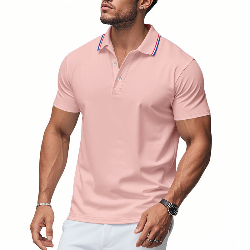 Herren Poloshirt mit modernem Kragen und feuchtigkeitsregulierender Technologie ModeGeist