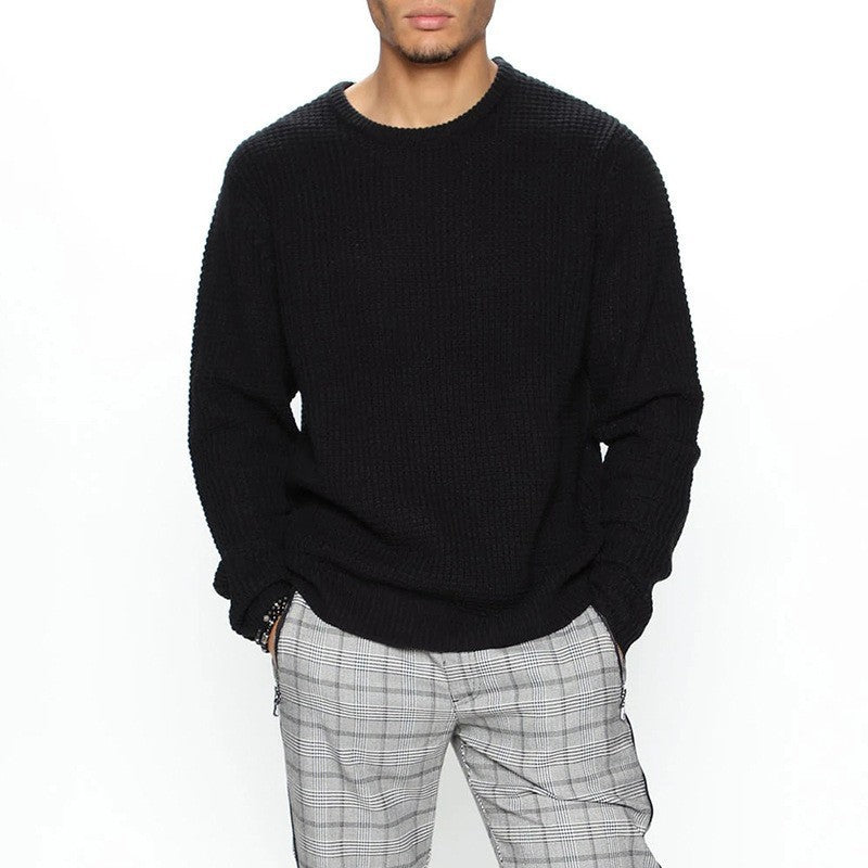 Herren Grobstrickpullover mit modernem Schnitt und kuscheligem Innenfutter ModeGeist