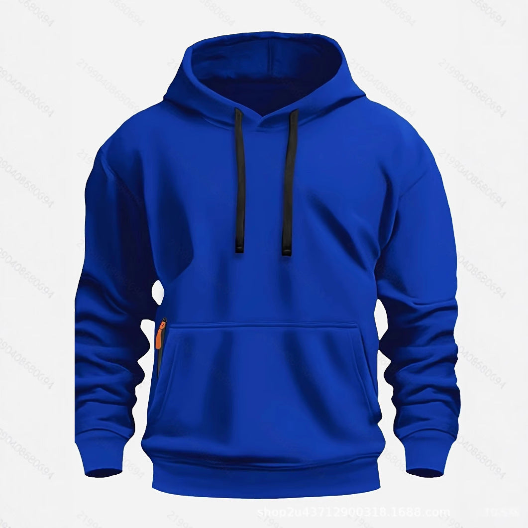 Herren sportlicher Kapuzenpullover mit praktischen Taschen und atmungsaktivem Material ModeGeist