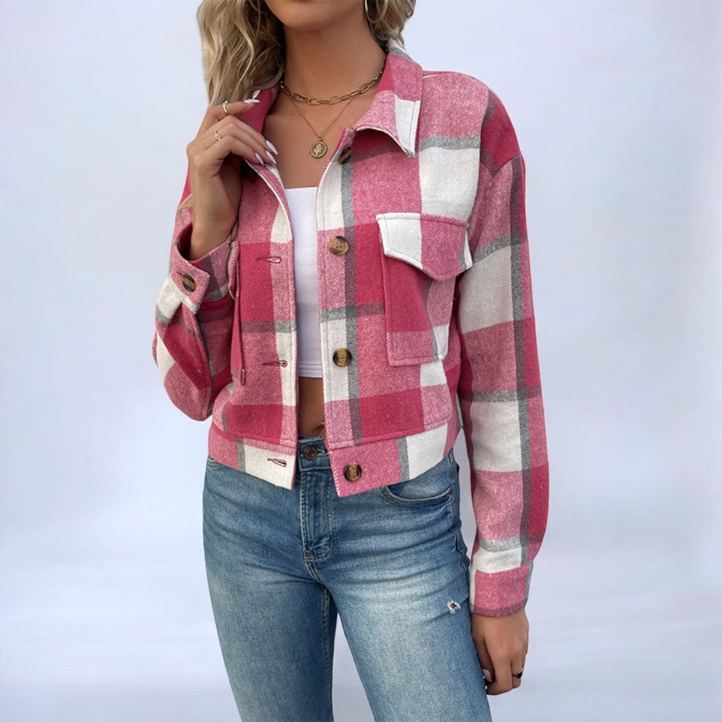 ModeGeist | Modische Karo Jacke
