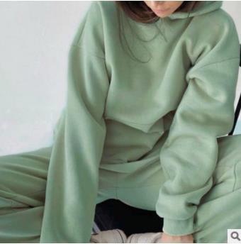 Damen lässiger Kapuzenpullover und Jogginghose Set ModeGeist