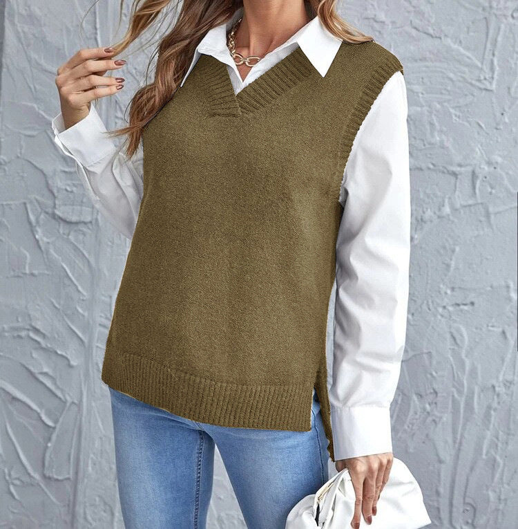 Damen lässiger Layering-Pullover ModeGeist