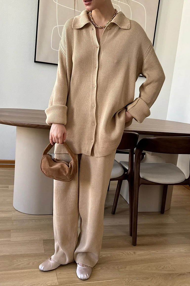 ModeGeist | Royal Mile Strickjacke und Hose Zwei Teiliger Anzug