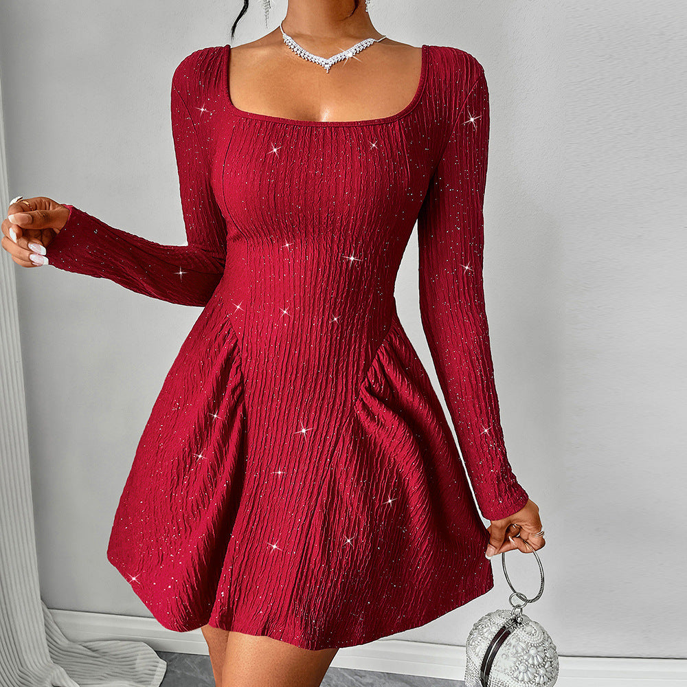Funktionskleid für Damen mit Glitzerapplikationen von MODEGEIST