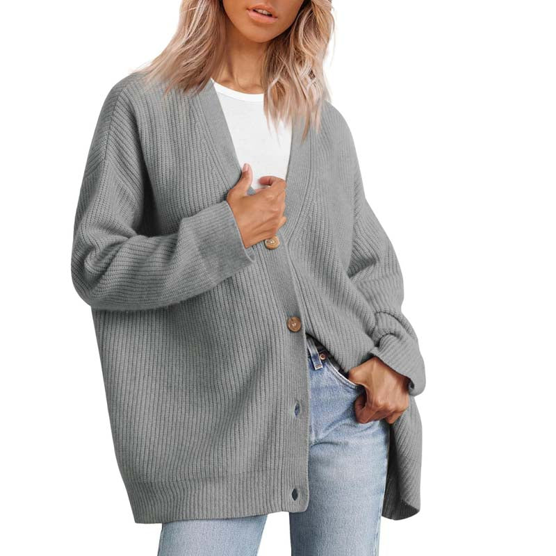 ModeGeist | Klassische Strick-Strickjacke für Alltag