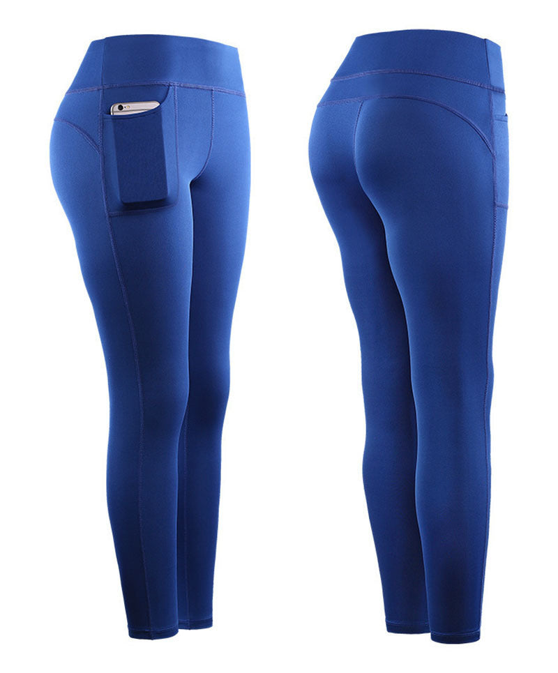 Damen Hochleistungs-Leggings mit praktischen Seitentaschen ModeGeist