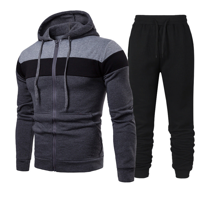 Herren sportliches Freizeit-Set mit modischem Farbblockdesign ModeGeist