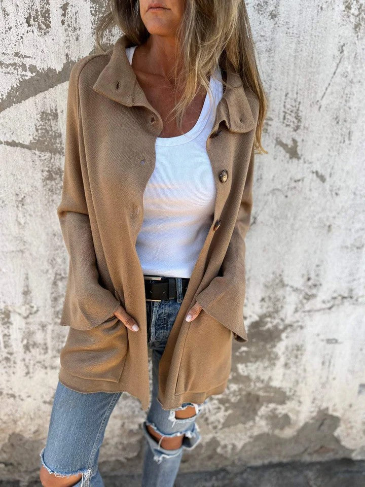 Damen Lässiger Oversized Cardigan ModeGeist