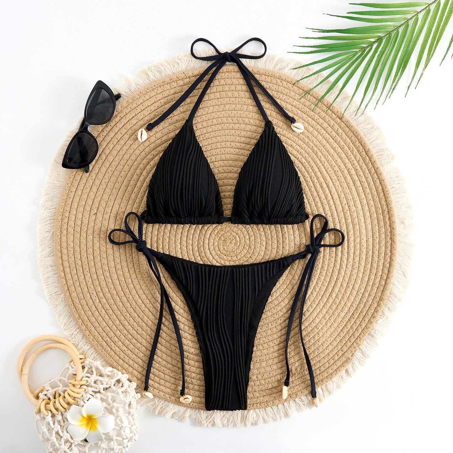 Bikini Set im Pyramiden-Stil, modisch für Damen