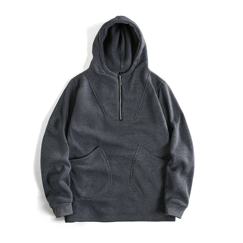 Herren Kapuzenpullover mit innovativem Reißverschluss und komfortabler Passform ModeGeist