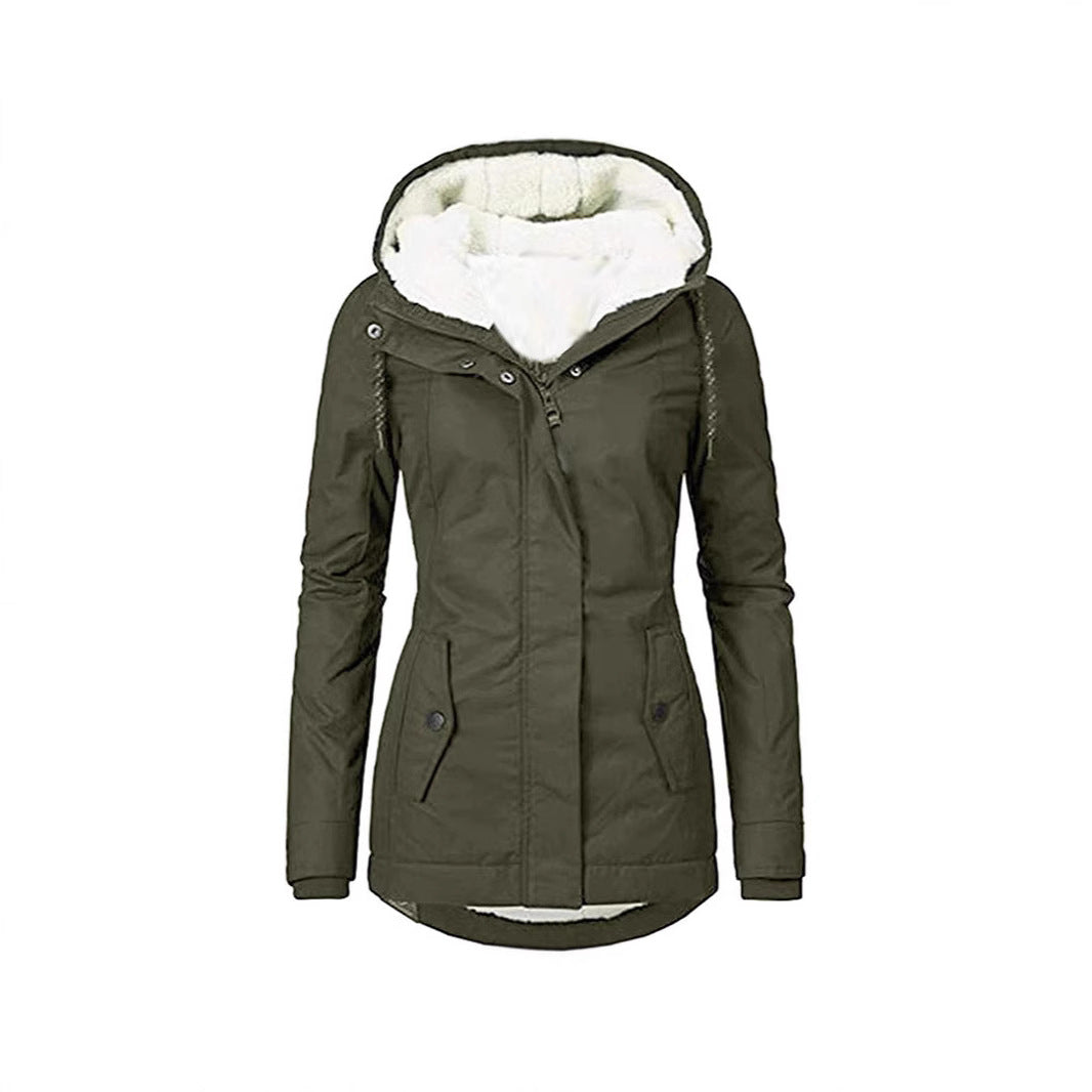Damen warme Outdoor-Jacke mit kuscheligem Futter ModeGeist